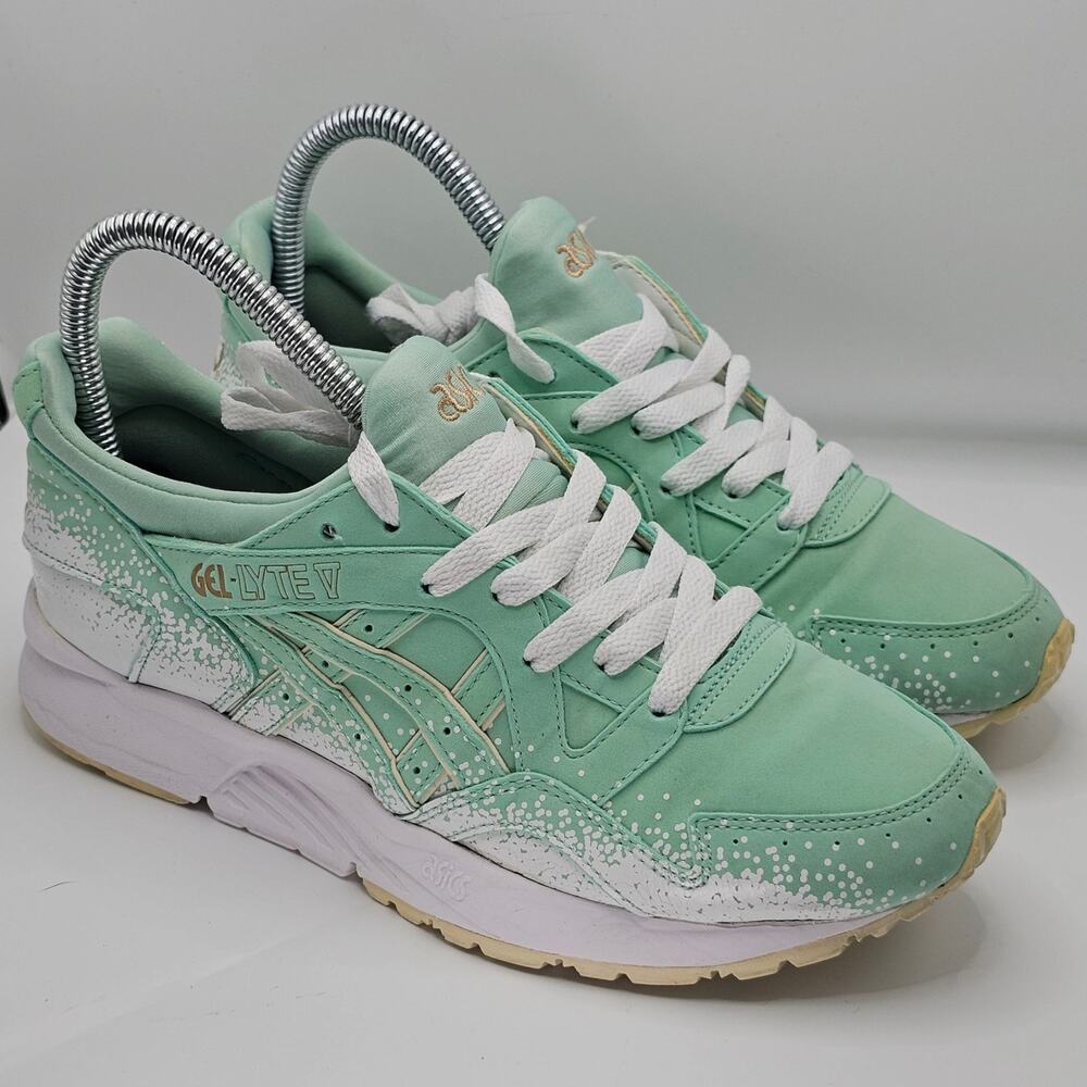 Asics Gel-Lyte V Womens 6.5 Shoes Sneakers Light Mint Green Athletic H6S6Y Rare